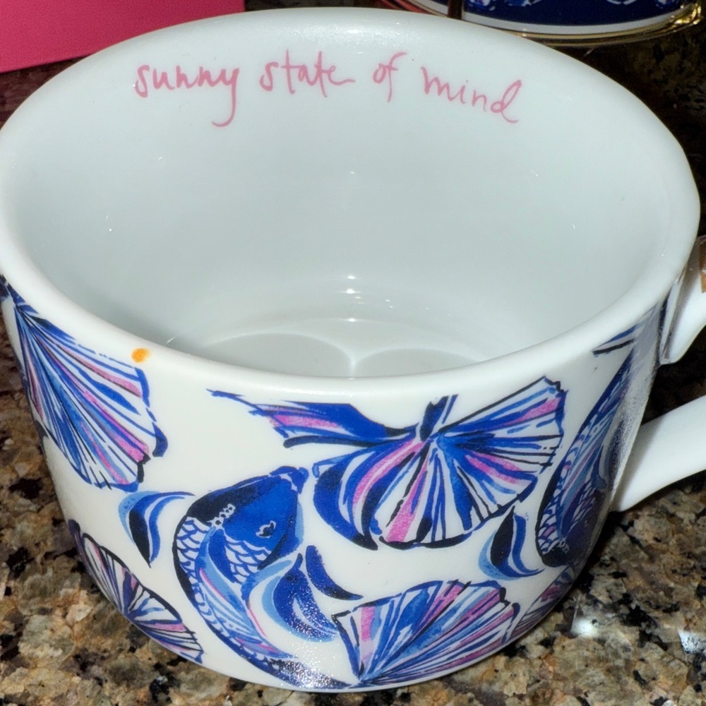 Lilly Pulitzer cappuccino Mug Set - Picture 2 of 6